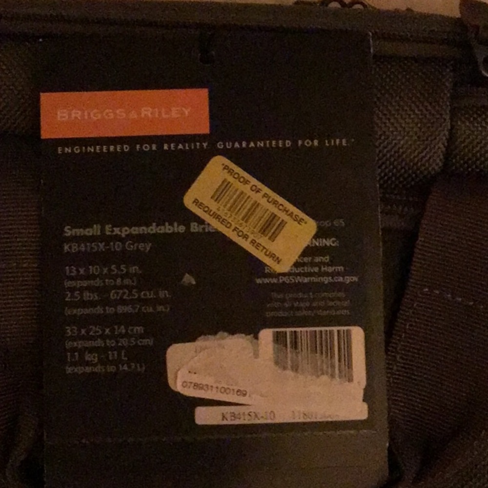Briggs and Riley briefcase - Picture 2 of 4